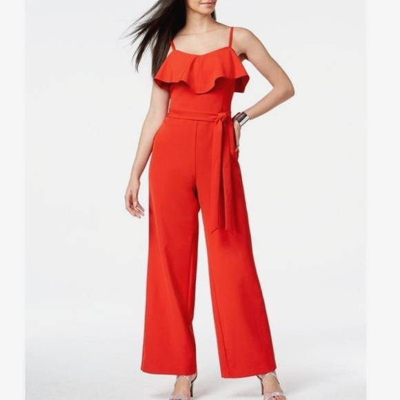 Thalia Sodi Pants - Thalia Sodi Red Jumpsuit
